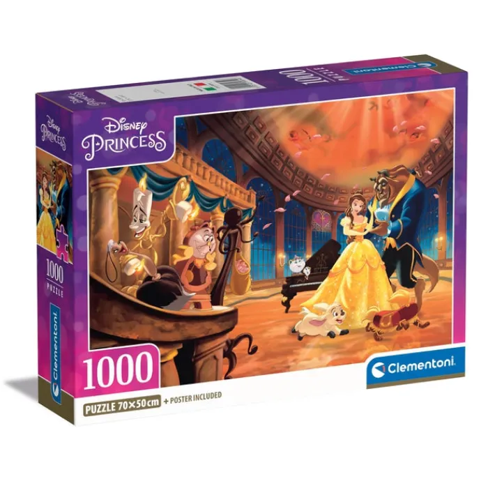 Clementoni Football|Vintage|Disney Princess - 1000 pièces