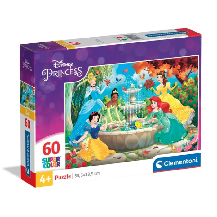 Clementoni Cartes|Princesses Disney|Disney Princess - 60 pièces