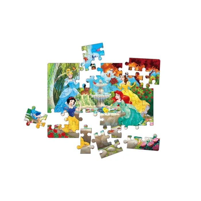 Clementoni Cartes|Princesses Disney|Disney Princess - 60 pièces