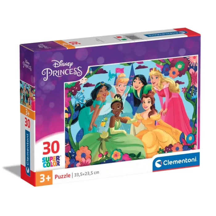 Clementoni Cartes|Princesses Disney|Disney Princess - 30 pièces