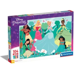 Clementoni Cartes|Princesses Disney|Disney Princess - 104 pièces