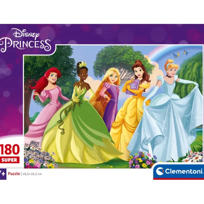 Clementoni Princesses Disney|Cartes|Disney Princess - 180 pièces