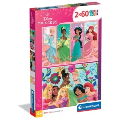 Clementoni Cartes|Princesses Disney|Disney Princess - 60 pièces