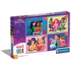 Clementoni Cartes|Princesses Disney|Disney Princess - 1x12 + 1x16 + 1x20 + 1x24 pièces