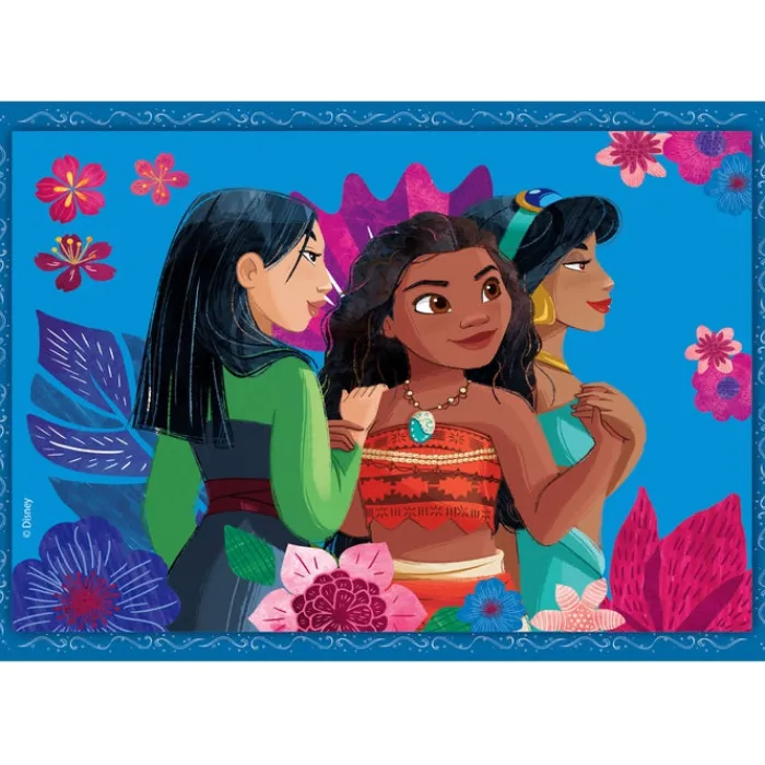 Clementoni Cartes|Princesses Disney|Disney Princess - 1x12 + 1x16 + 1x20 + 1x24 pièces