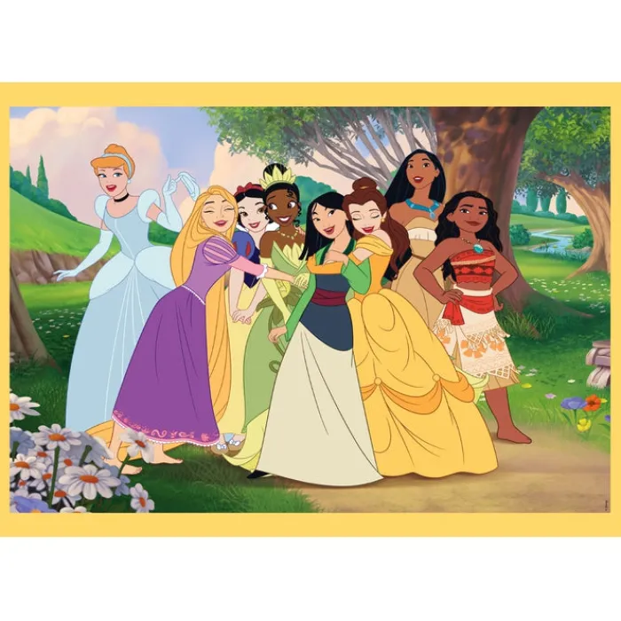Clementoni Cartes|Princesses Disney|Disney Princess - 1x12 + 1x16 + 1x20 + 1x24 pièces