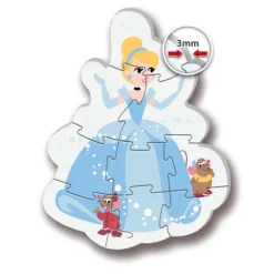 Clementoni Cartes|Princesses Disney|Disney Princess - 1x3 + 1x6 + 1x9 + 1x12 pièces