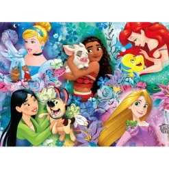 Clementoni Cartes|Princesses Disney|Disney Princesses - 60 pièces