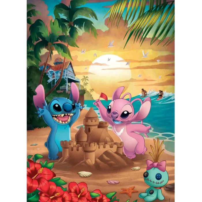 Clementoni Personnages Disney|Football|Disney Stitch - 500 pièces