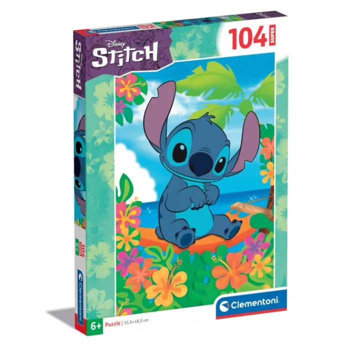 Clementoni Football|Personnages Disney|Disney Stitch - 104 pièces