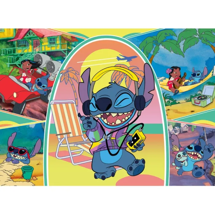 Clementoni Cartes|Personnages Disney|Disney Stitch - 180 pièces