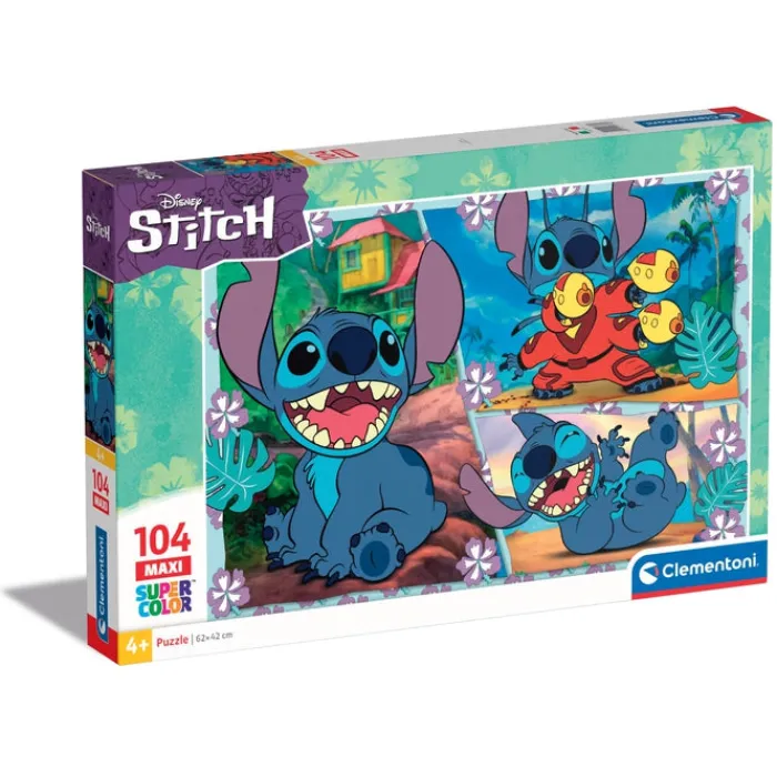 Clementoni Football|Personnages Disney|Disney Stitch - 104 pièces