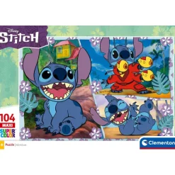 Clementoni Football|Personnages Disney|Disney Stitch - 104 pièces