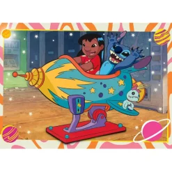 Clementoni Cartes|Personnages Disney|Disney Stitch - 60 pièces