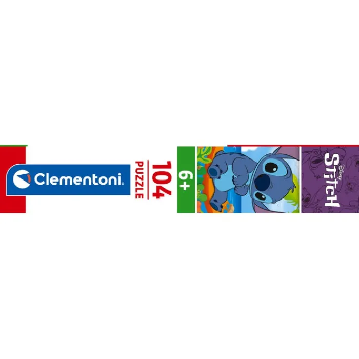 Clementoni Cartes|Personnages Disney|Disney Stitch - 104 pièces
