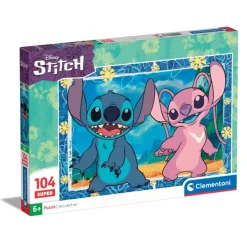 Clementoni Football|Personnages Disney|Disney Stitch - 104 pièces