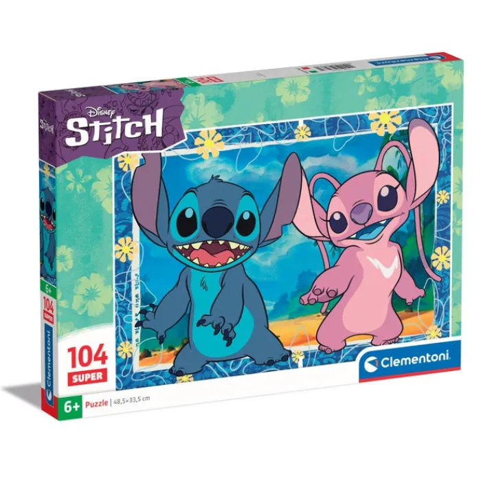 Clementoni Football|Personnages Disney|Disney Stitch - 104 pièces