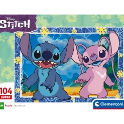 Clementoni Football|Personnages Disney|Disney Stitch - 104 pièces