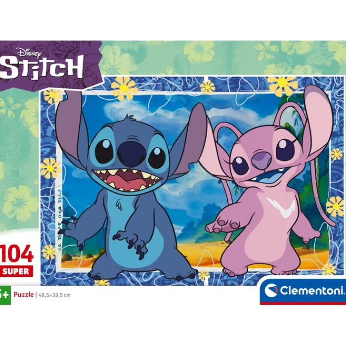 Clementoni Football|Personnages Disney|Disney Stitch - 104 pièces
