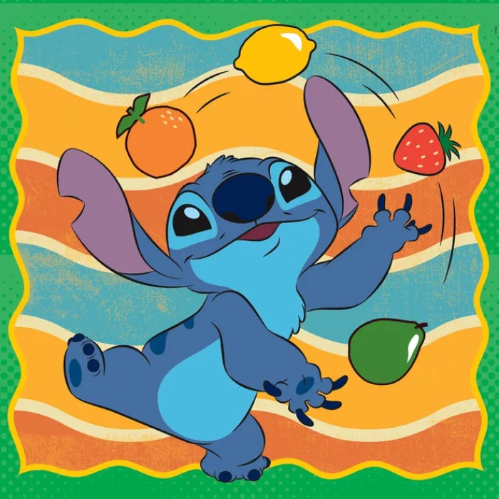 Clementoni Cartes|Personnages Disney|Disney Stitch - 3x48 pièces