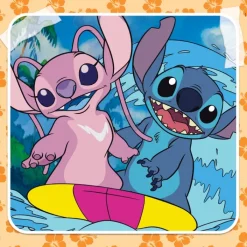 Clementoni Cartes|Personnages Disney|Disney Stitch - 3x48 pièces