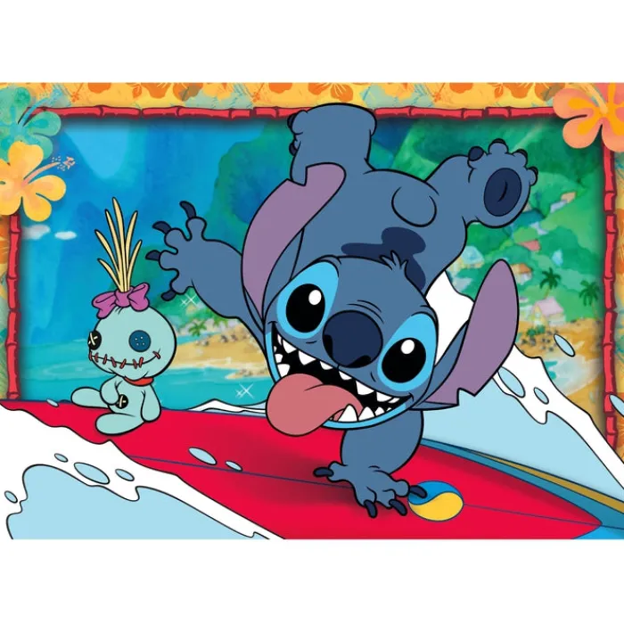 Clementoni Cartes|Personnages Disney|Disney Stitch - 2x20 pièces