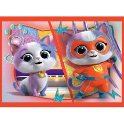 Clementoni Cartes|Personnages Disney|Disney Super Kitties - 1x12 + 1x16 + 1x20 + 1x24 pièces