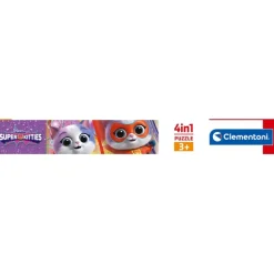 Clementoni Cartes|Personnages Disney|Disney Super Kitties - 1x12 + 1x16 + 1x20 + 1x24 pièces