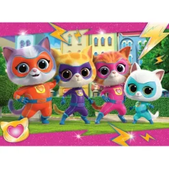 Clementoni Cartes|Personnages Disney|Disney Super Kitties - 2x20 pièces