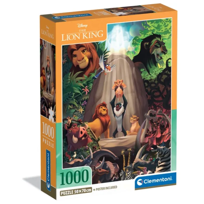 Clementoni Football|Personnages Disney|Disney The Lion King - 1000 pièces