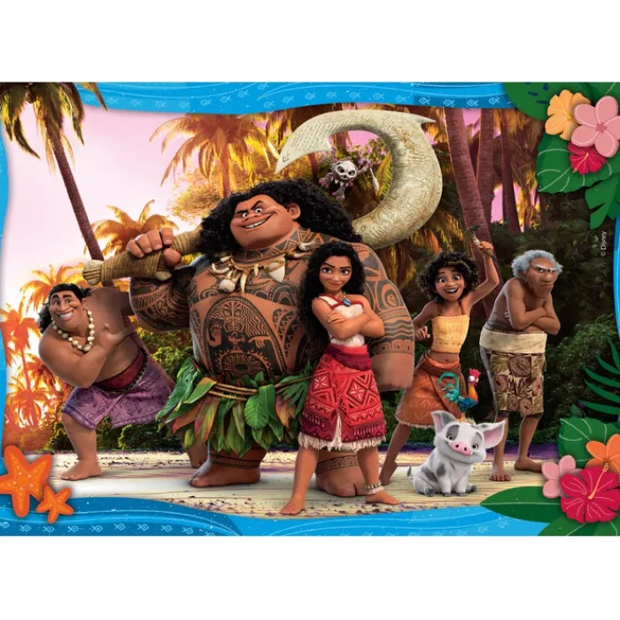 Clementoni Cartes|Princesses Disney|Disney Vaiana 2 - 104 pièces