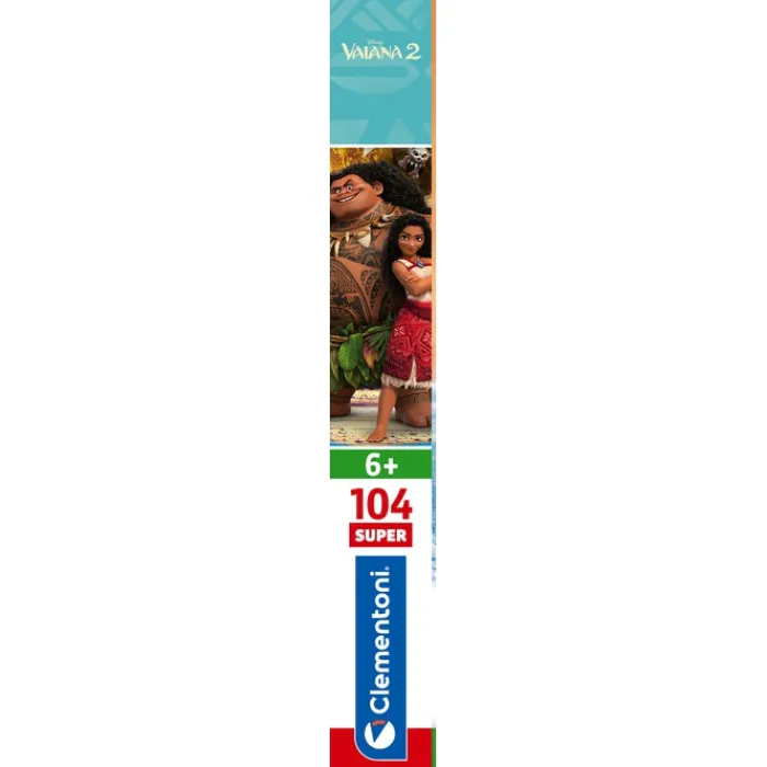 Clementoni Cartes|Princesses Disney|Disney Vaiana 2 - 104 pièces