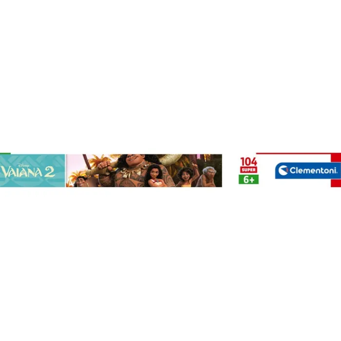 Clementoni Cartes|Princesses Disney|Disney Vaiana 2 - 104 pièces
