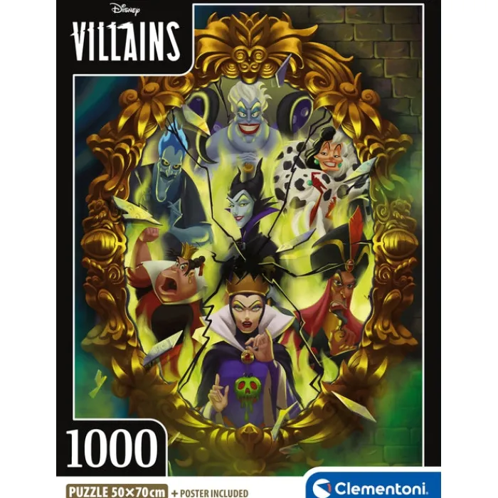 Clementoni Football|Personnages Disney|Disney Villains - 1000 pièces
