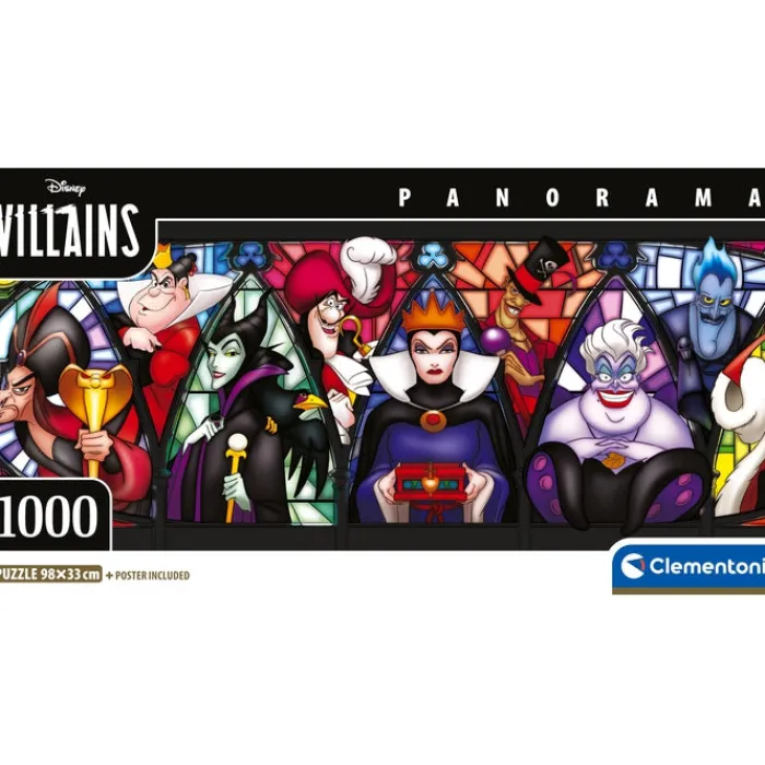 Clementoni Football|Personnages Disney|Disney Villains - 1000 pièces