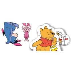 Clementoni Cartes|Personnages Disney|Disney Winnie The Pooh - 1x3 + 1x6 + 1x9 + 1x12 pièces