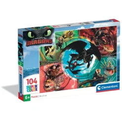 Clementoni Cartes|Autres Personnages|Dragon Trainer - 104 pièces