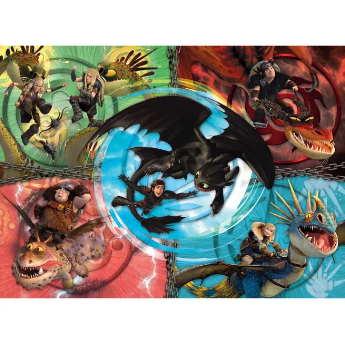Clementoni Cartes|Autres Personnages|Dragon Trainer - 104 pièces