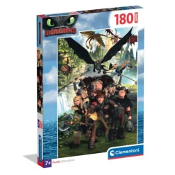 Clementoni Cartes|Autres Personnages|Dragontrainer - 180 pièces