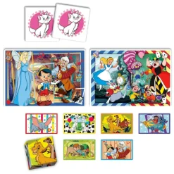 Clementoni Mémo|Edukit 4 en 1 - Disney Classic
