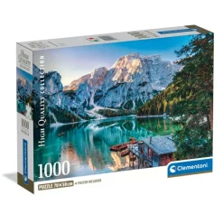 Clementoni Football|Vintage|Emerald Lake Braies - 1000 pièces