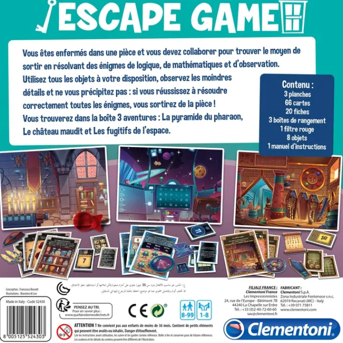 Clementoni Jeux D'Ambiance|Escape Game