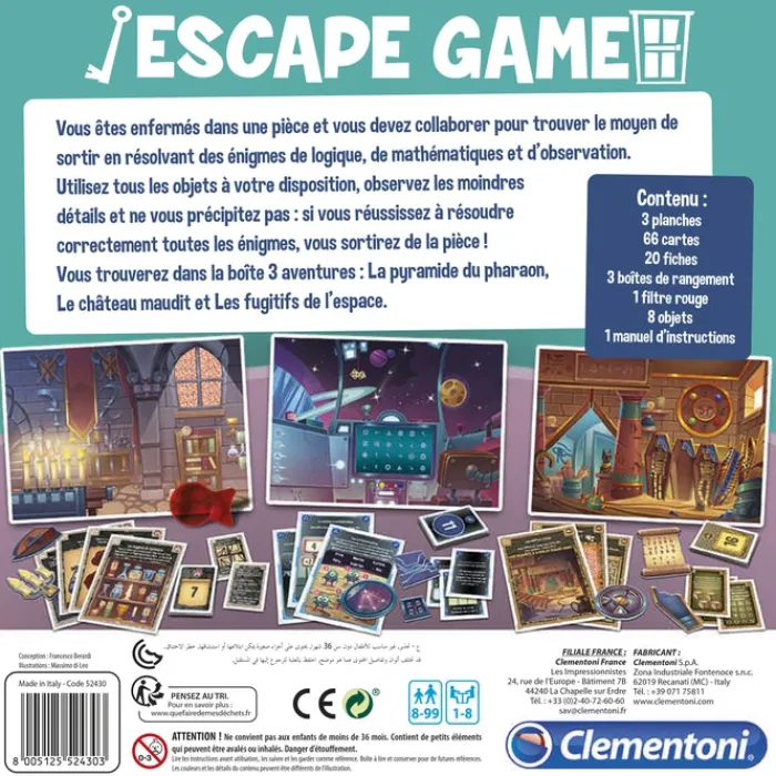 Clementoni Jeux D'Ambiance|Escape Game