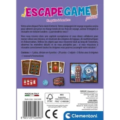 Clementoni Escape Game|Escape Game - Enquête à Londres