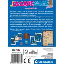 Clementoni Escape Game|Escape Game - Enquête à Paris
