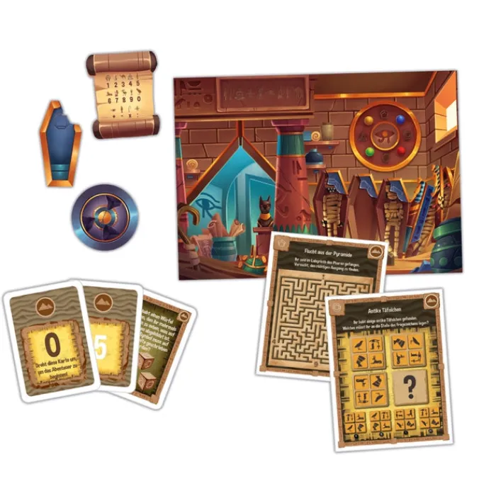 Clementoni Jeux Modernes|Escape Game - La pyramide du pharaon