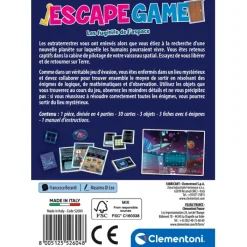 Clementoni Jeux Modernes|Escape Game - Les fugitifs de l’espace