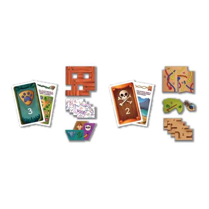Clementoni Escape Game|Escape Game Pocket Junior - Zoo & Pirates