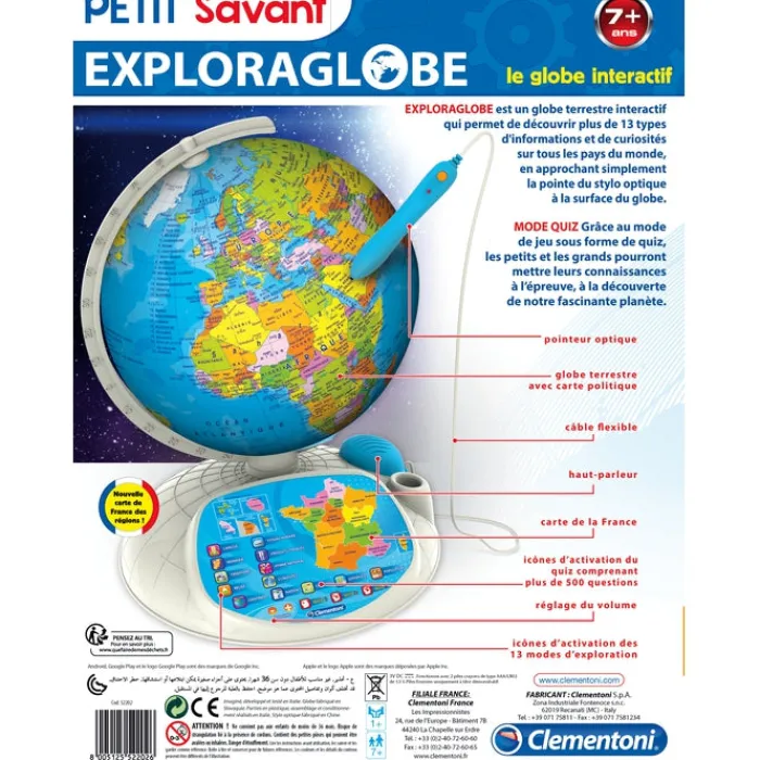 Clementoni La Géographie Et La Nature|Exploraglobe - Le globe interactif