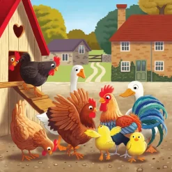 Clementoni Cartes|Animaux|Farm Moments - 3x48 pièces